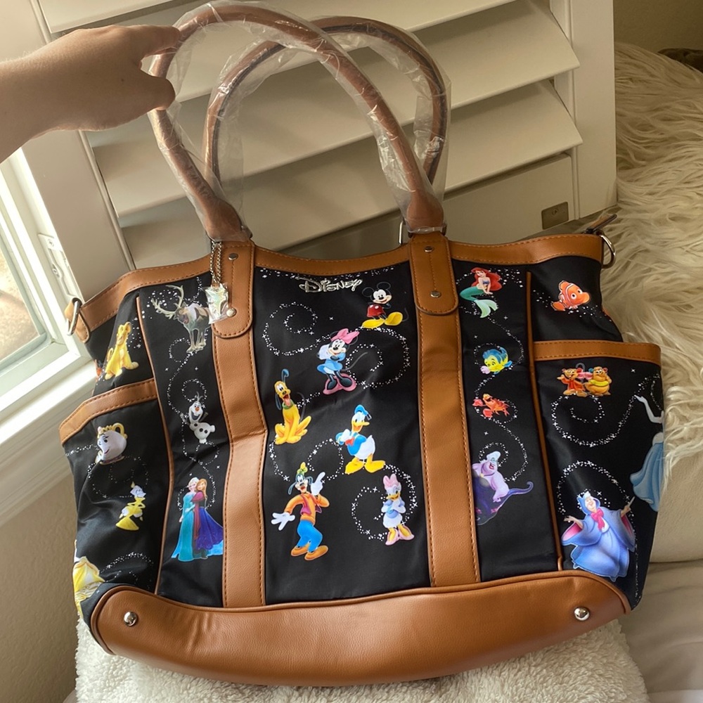 NEW- Bradford exchange Disney Character Tote Bag
